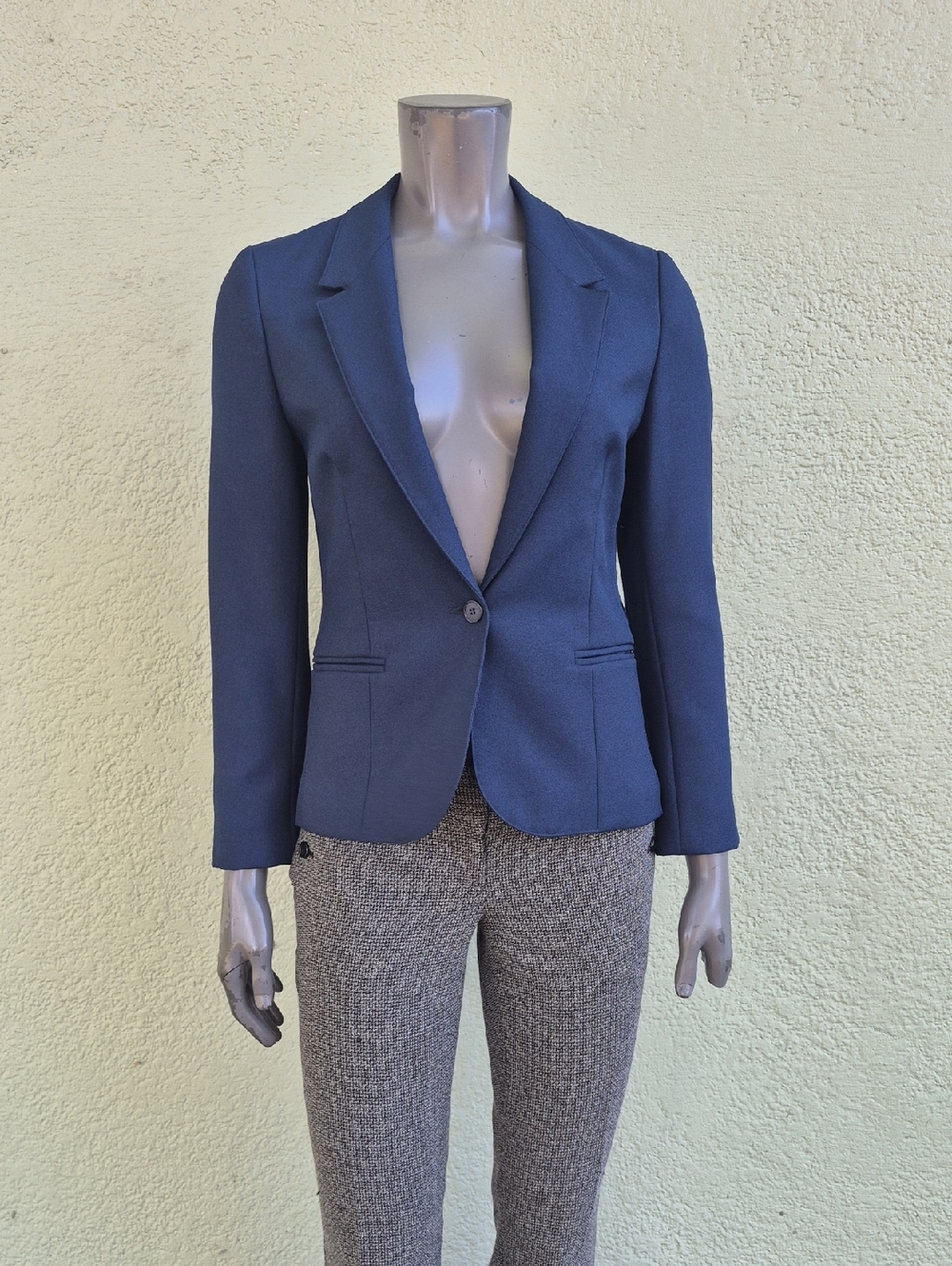 Personal Petites (USA) Ladies Classic Navy (1) Button Vintage Blazer